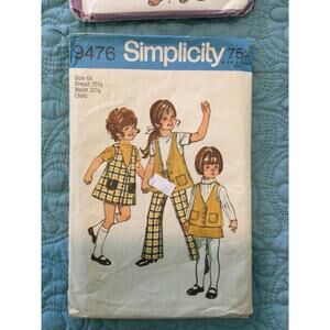 Simplicity | Dresses | Vintage Simplicity Sewing Patterns For Kids Lot ...